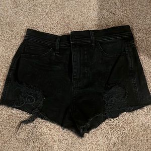denim shorts